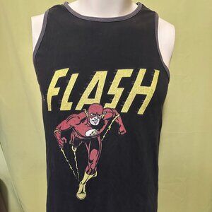 The Flash DC Comics Men's Black Tank Top Size Medium